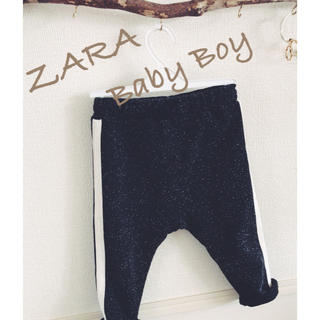ザラキッズ(ZARA KIDS)の☆810☆さま専用☆ZARA BabyBoy☆ラインパンツ (パンツ/スパッツ)