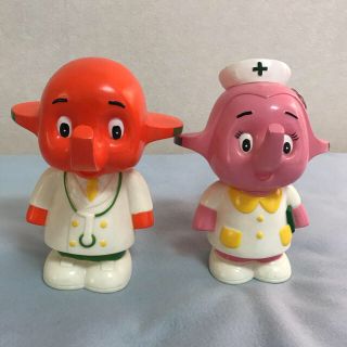 オオツカセイヤク(大塚製薬)の※ペコちゃん様専用　サトちゃん サトコちゃん 貯金箱 セット アンティーク(キャラクターグッズ)