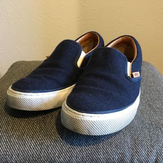 ヴァンズ(VANS)の【専用】VANS ヴァンズ SLIP ON スリッポンV3060FL NAVY (スニーカー)