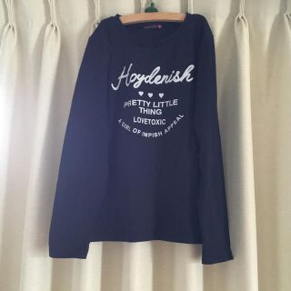 ラブトキシック(lovetoxic)のlove toxic 紺色 トップス 難あり150センチ(Tシャツ/カットソー)