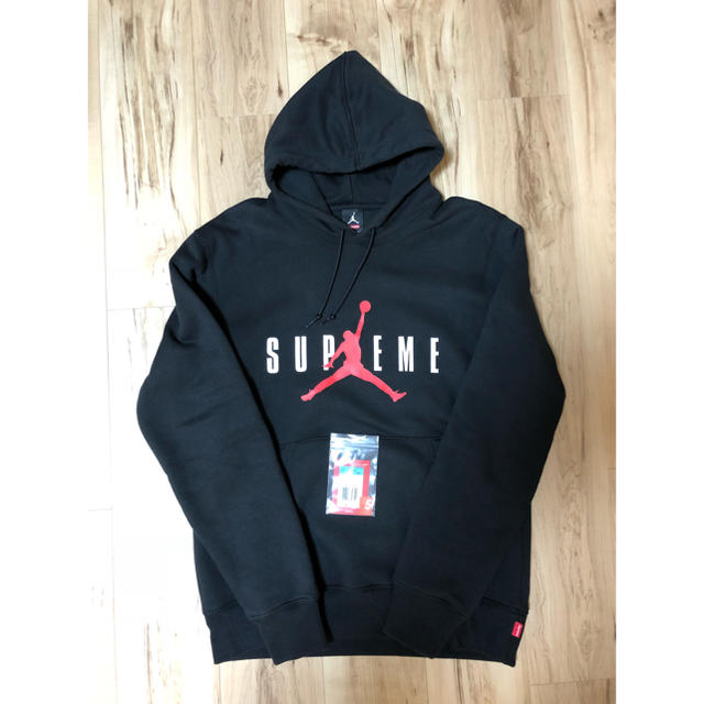 【M】Supreme x Jordan hooded sweatshirt