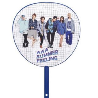 トリプルエー(AAA)のAAA SUMMER FEELING 2018 ジャンボうちわ(全メンバー)(アイドルグッズ)