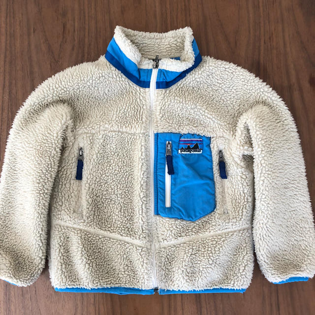 patagonia レトロ キッズ ジャケットXS 5-6