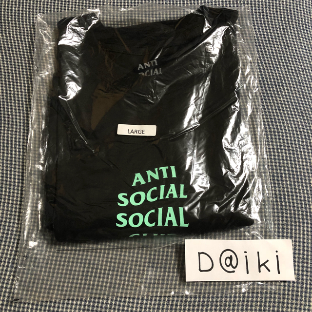 Supreme(シュプリーム)のAnti social social club 18FW Tシャツ Lサイズ メンズのトップス(Tシャツ/カットソー(半袖/袖なし))の商品写真