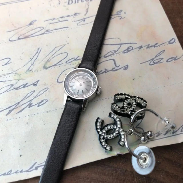 OMEGA(オメガ)の極美品✨オメガ カットガラス ✨ヴィンテージ  新品ベルト 腕時計 レディースのファッション小物(腕時計)の商品写真