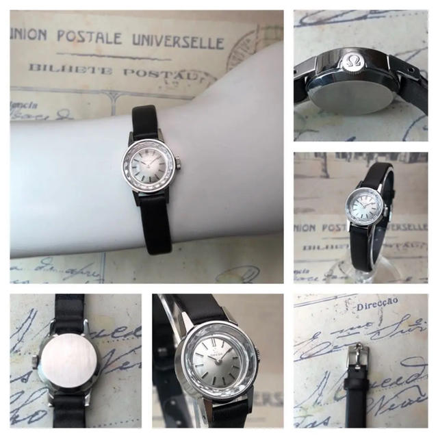 OMEGA(オメガ)の極美品✨オメガ カットガラス ✨ヴィンテージ  新品ベルト 腕時計 レディースのファッション小物(腕時計)の商品写真