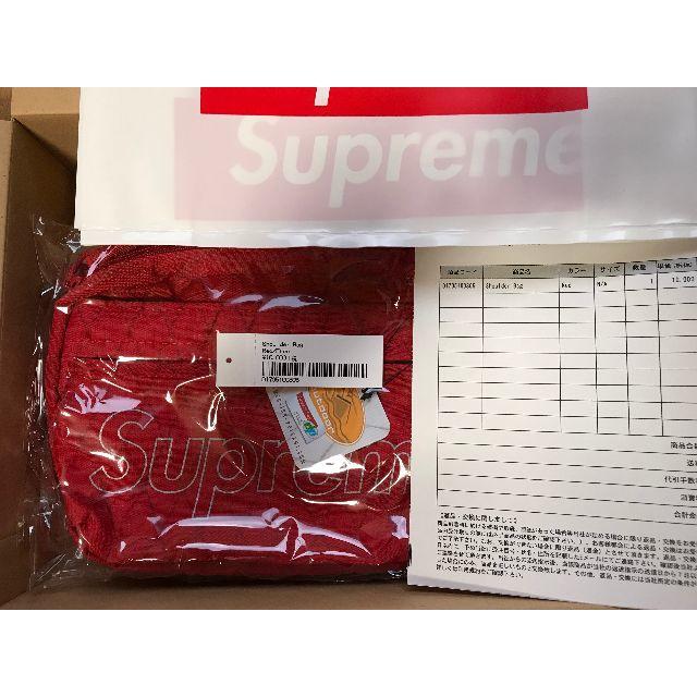 お気に入る】 Supreme Shoulder Bag Red 18FW 18AW -ショルダーバッグ
