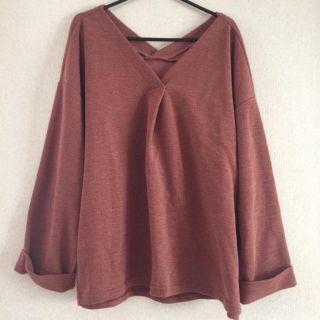 メルロー(merlot)の【merlot】厚手トップス(カットソー(長袖/七分))