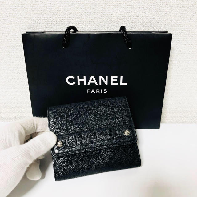 【在庫有】 CHANEL - 財布❤️正規品鑑定済み❤️ 455❤️超美品❤️シャネル❤️Ｗホック 財布