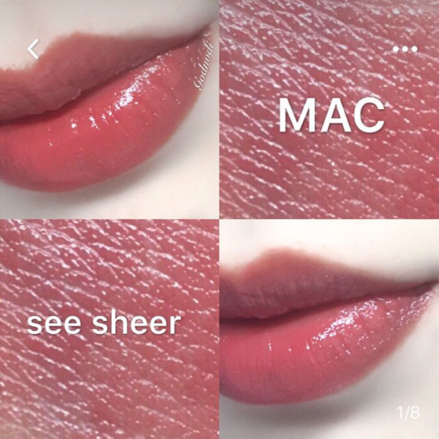 不動の大人気色♡mac SEE SHEER 口紅 リップ♡新品未使用 未開封 | フリマアプリ ラクマ