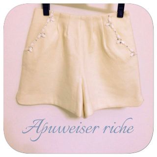 アプワイザーリッシェ(Apuweiser-riche)のアプ♡ビジュー ショートパンツ(ショートパンツ)