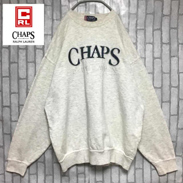 CHAPS(チャップス)の【チャップス ラルフローレン】【ビッグロゴ】【ロゴ全刺繍】【大きめ スウェット】 メンズのトップス(スウェット)の商品写真