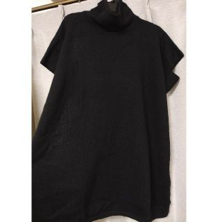 ヨウジヤマモト(Yohji Yamamoto)のyohji Yamamoto ニット ポンチョ マント ハイネック(ニット/セーター)