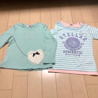 シマムラ(しまむら)のトレーナー&ロンT 2枚セット 130cm(Tシャツ/カットソー)