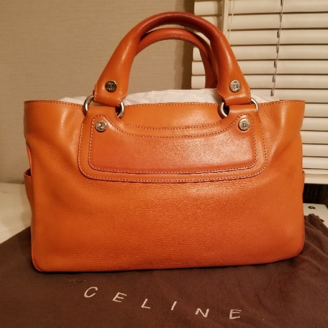 美品　CELINE　ブギーバッグ　オレンジ