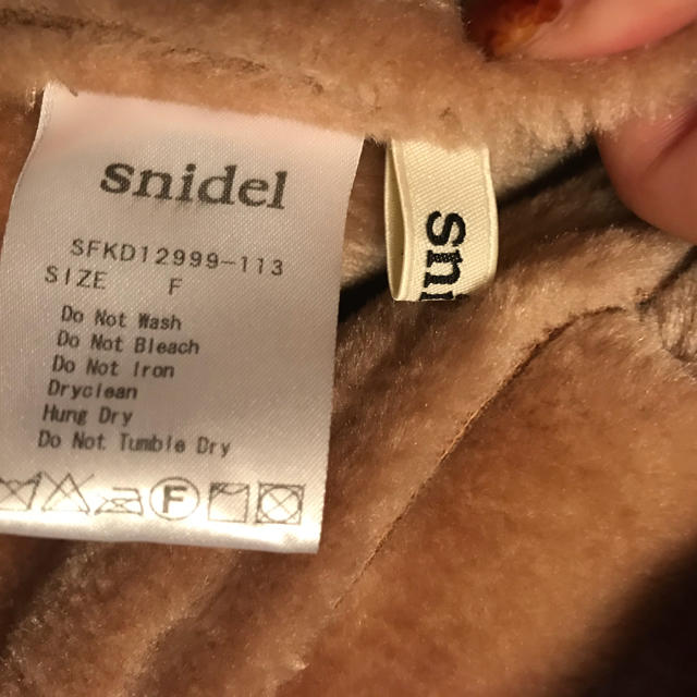 SNIDEL(スナイデル)のsnidelムートンコート レディースのジャケット/アウター(ムートンコート)の商品写真