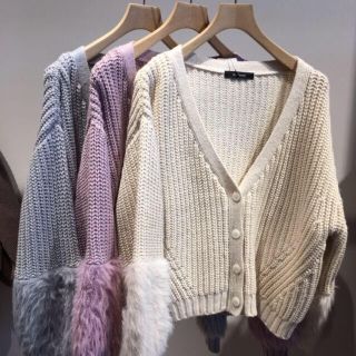 ダブルクローゼット(w closet)のカーディガン(カーディガン)