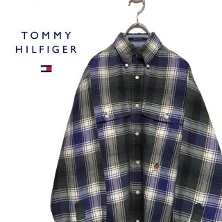 トミーヒルフィガー(TOMMY HILFIGER)のTOMMY HILFIGER トミーヒルフィガー 90s チェックシャツ(シャツ)