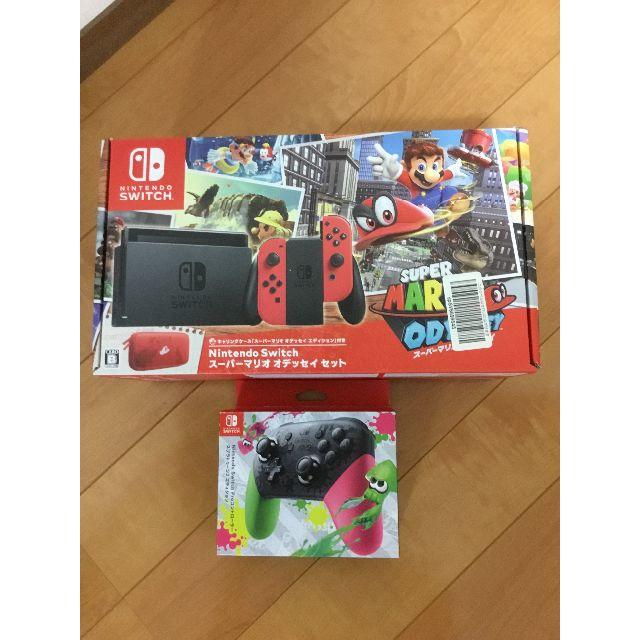 Nintendo Switch 本体 マリオオデッセイセット+Proコン