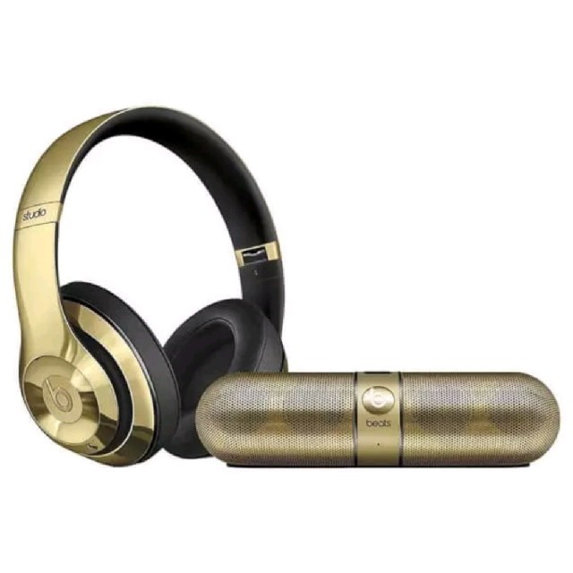 Beats by Dr Dre(ビーツバイドクタードレ)の新品未使用 Beats Pill2.0 Gloss gold スマホ/家電/カメラのオーディオ機器(スピーカー)の商品写真