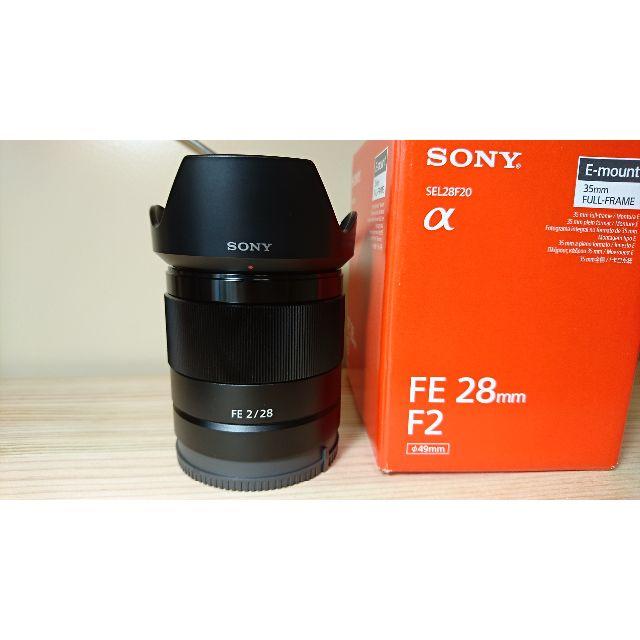 SONY FE28mmF2 Eマウントレンズ SEL28F20スマホ/家電/カメラ