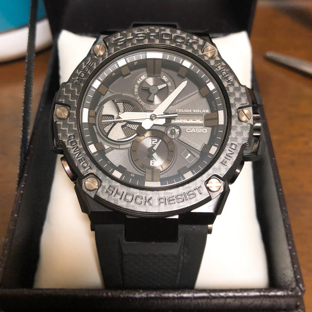 【美品】G-SHOCK 黒 カーボン対象メンズ