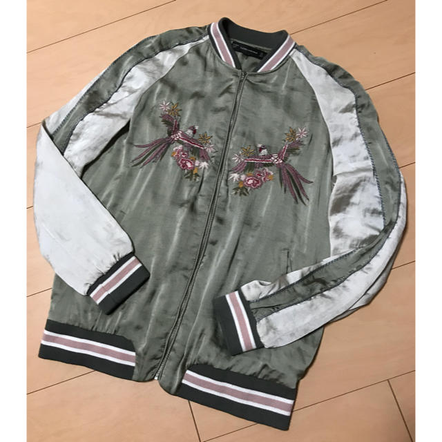 ZARA - ZARA♡大人気!完売!梨花着用!刺繍スカジャンの通販 by