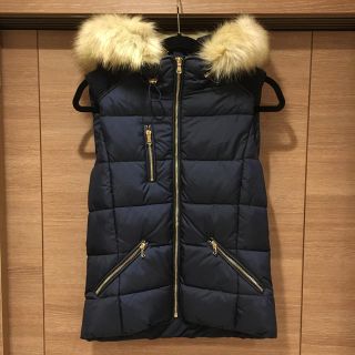 ザラ(ZARA)のZARA ボリューム ファー ダウンベスト(ダウンベスト)