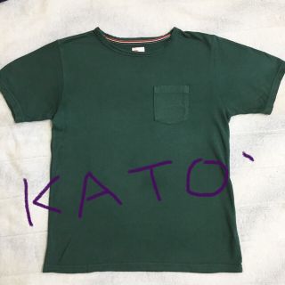 カトー(KATO`)のKATO'  カトー  モス グリーン Tシャツ Mサイズ(Tシャツ/カットソー(半袖/袖なし))