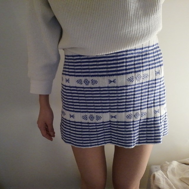 ミニスカートknit skirt