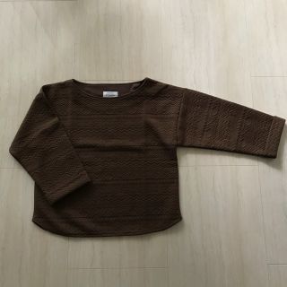 ユナイテッドアローズグリーンレーベルリラクシング(UNITED ARROWS green label relaxing)のとも様専用【新品タグ付】グリーンレーベルリラキシング/キカガク柄プルオーバー(カットソー(長袖/七分))