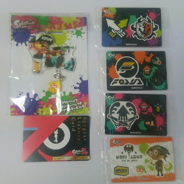Nintendo Switch(ニンテンドースイッチ)の【激安】スプラトゥーン グッズまとめ スパイギアカード エンタメ/ホビーのおもちゃ/ぬいぐるみ(キャラクターグッズ)の商品写真