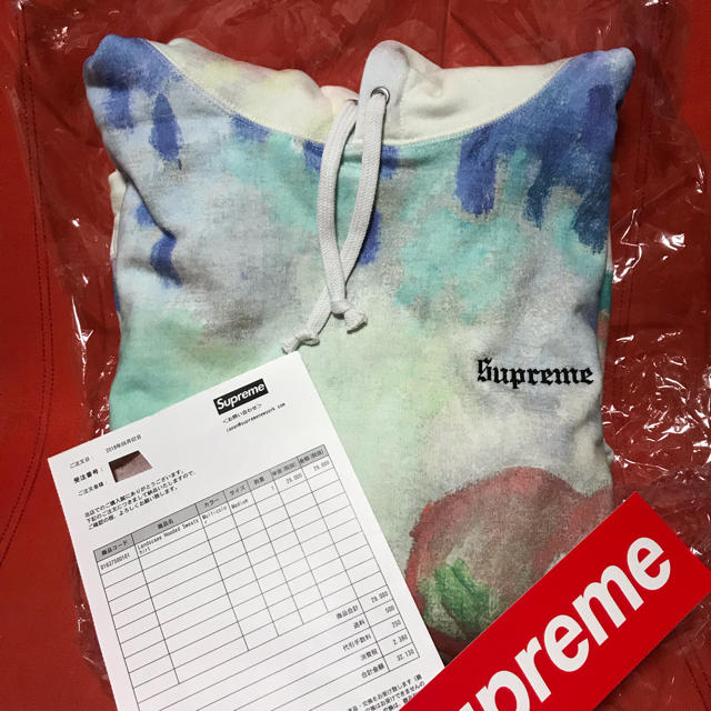 トップスSupreme landscape hooded sweatshirt M