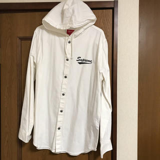 シュプリーム(Supreme)の17S/S Supreme  hooded shirt シャツ フーディー(シャツ)