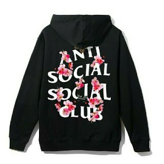 シュプリーム(Supreme)のanti social social club kkochパーカー（Lサイズ）(パーカー)