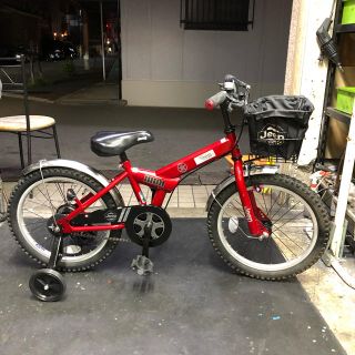 ジープ(Jeep)の幼児用自転車  18インチ  Jeep  美品(自転車)