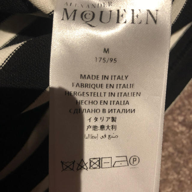 Alexander McQueen(アレキサンダーマックイーン)のALEXANDER McQUEEN アレキサンダーマックイーン ロンT ボーダー メンズのトップス(Tシャツ/カットソー(七分/長袖))の商品写真