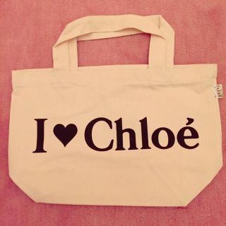 クロエ(Chloe)の新品 クロエ ロゴ入りエコトートバッグ(エコバッグ)