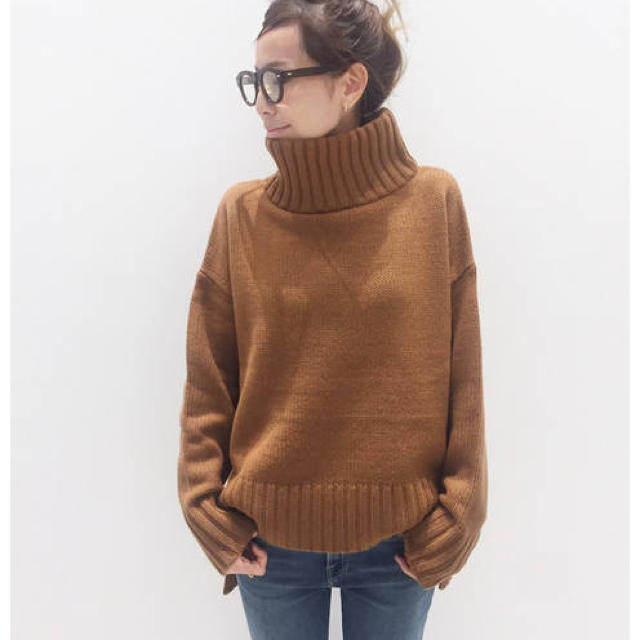 アパルトモン☆Back Long タートルネック Knit