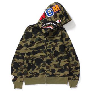 アベイシングエイプ(A BATHING APE)のアベイシングエイプ シャークパーカー L(パーカー)