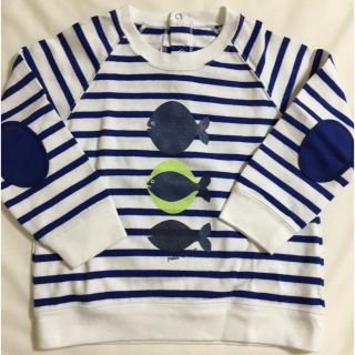 プチバトー(PETIT BATEAU)のプチバトー マリニエール トレーナー 24m／86㎝(シャツ/カットソー)