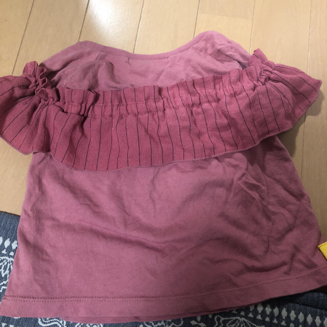 フリル Tシャツ キッズ/ベビー/マタニティのキッズ服女の子用(90cm~)(Tシャツ/カットソー)の商品写真