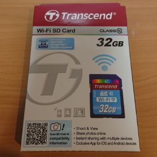 トランセンド(Transcend)のWi-Fi SD Card 32GB 未開封　Class10(PC周辺機器)