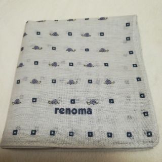 レノマ(RENOMA)のrenoma　グレーハンカチ(ハンカチ/ポケットチーフ)