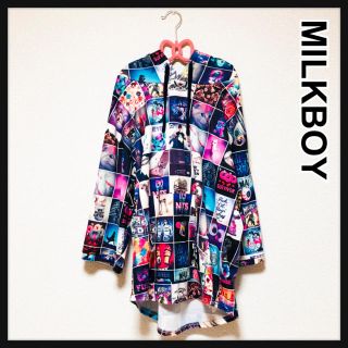 MILKBOY インスタ総柄パーカー パンツ Instagram インスタグラム