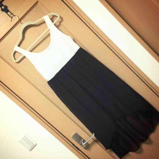 マウジー(moussy)のmoussy前上がりワンピース(ひざ丈ワンピース)