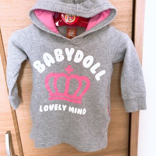 ベビードール(BABYDOLL)のBABYDOLL☆パーカーワンピ90cm(ワンピース)