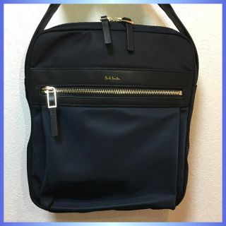 ポールスミス(Paul Smith)の★送料込★新品■PaulSmithショルダーバッグ撥水加工ブラック＋ネイビー新品(ショルダーバッグ)