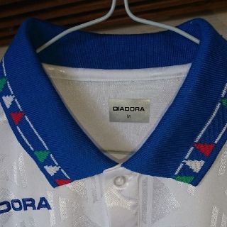 ディアドラ(DIADORA)の値下げ！ディアドラDIADORA'94イタリア代表モデル復刻版ポロシャツ(ウェア)