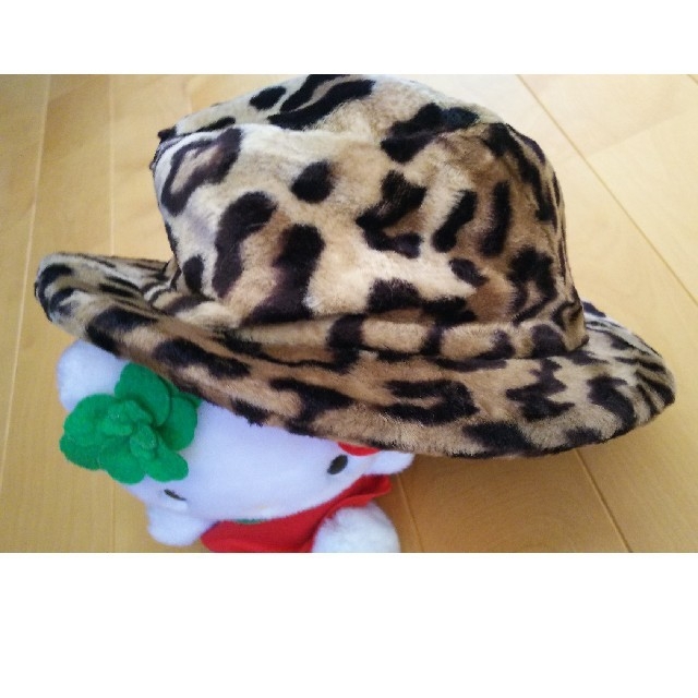 MOSCHINO(モスキーノ)のレディース 帽子 ヒョウ柄  レディースの帽子(ハット)の商品写真